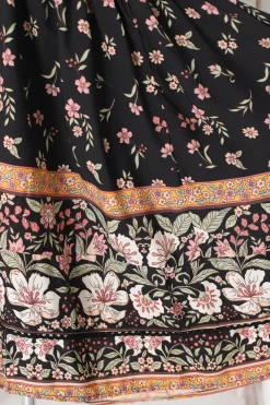 Adela Mini Dress - Oversized Smock Dress with Batwing Sleeves in Eternity Print><noscript><img width=