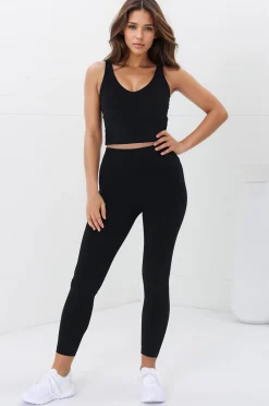 Axel Leggings - High Waisted Full Length Leggings in Black><noscript><img width=