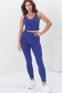 Axel Leggings - High Waisted Full Length Leggings in Cobalt Blue><noscript><img width=