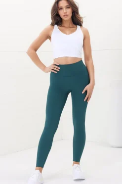 Axel Leggings - High Waisted Full Length Leggings in Teal><noscript><img width=