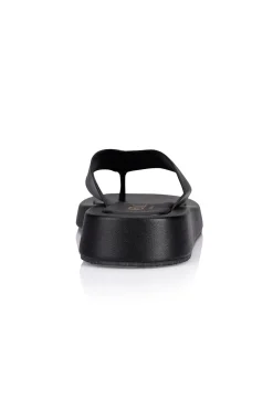 Bouncer II Flatform Thongs - Black Smooth><noscript><img width=