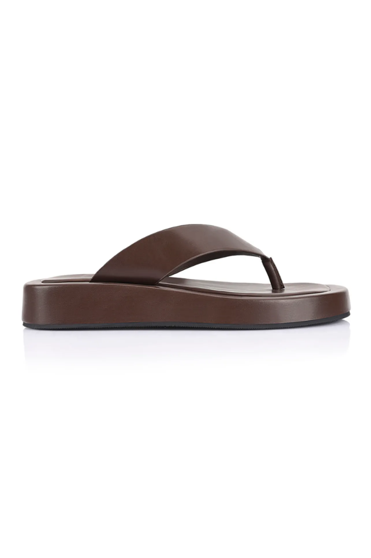 Bouncer II Flatform Thongs - Chocolate Brown>Verali Discount