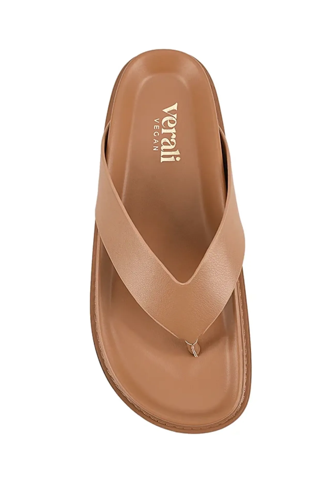 Bridget Foodbed Slides - Dark Camel Tan>Verali Outlet