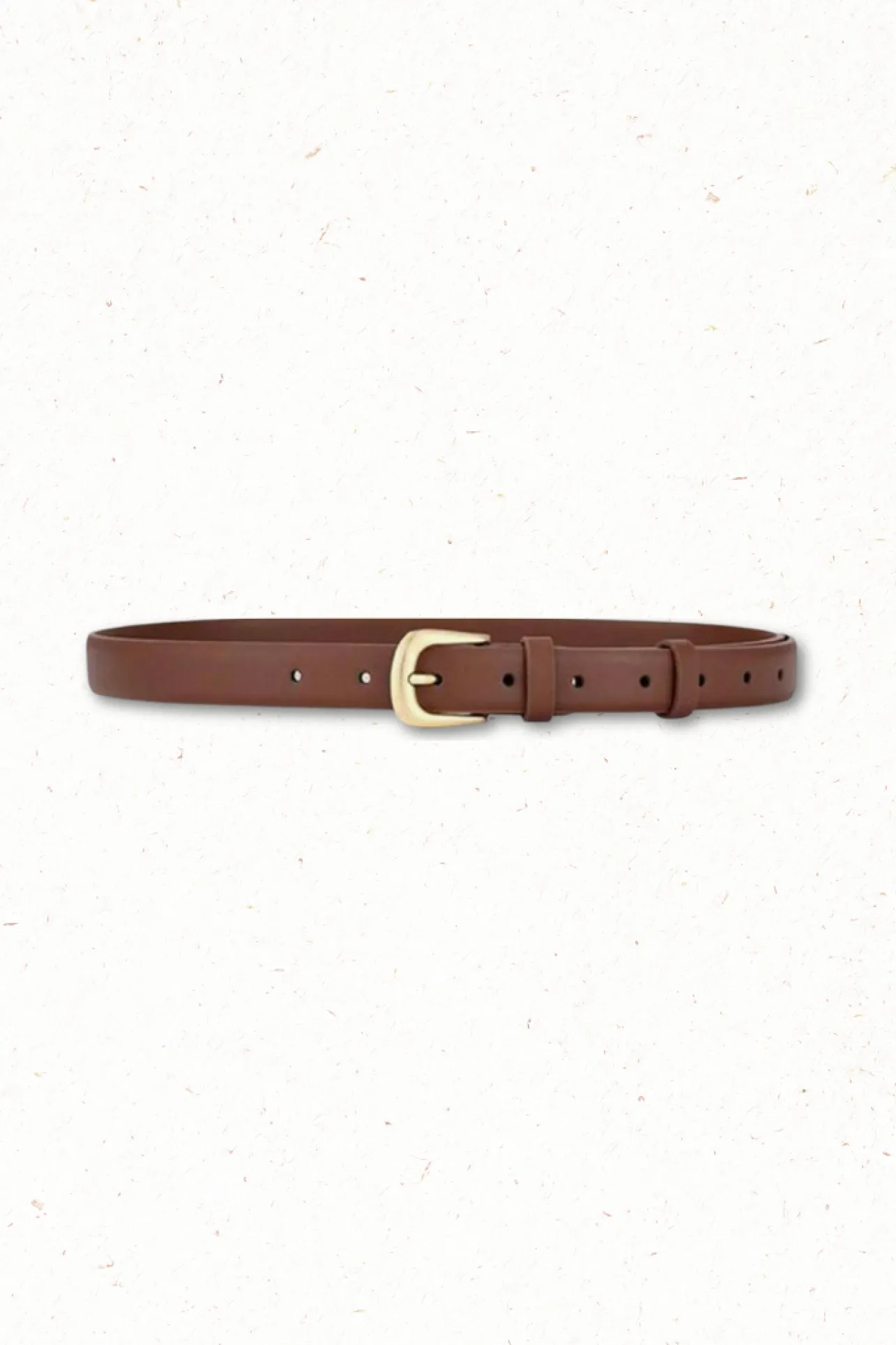 Cruz PU Leather Gold Buckle Thin Belt Set - Black/Brown>Salty Crush Hot