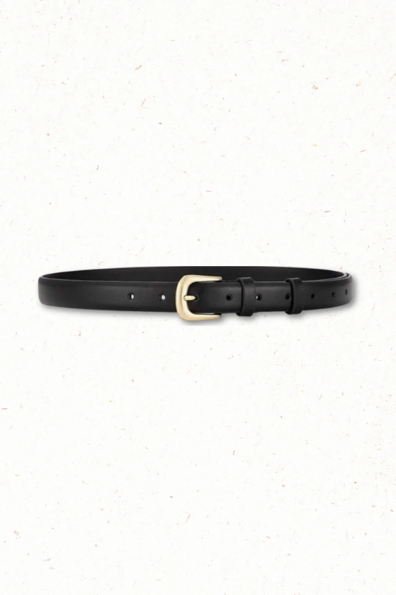 Cruz PU Leather Gold Buckle Thin Belt Set - Black/Brown>Salty Crush Hot