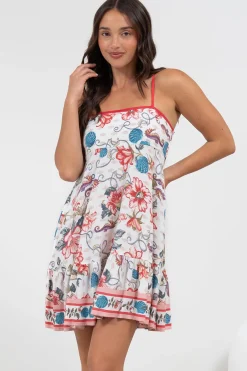 Essie Mini Dress - Sun Dress With Shirred Back In Safia Print><noscript><img width=