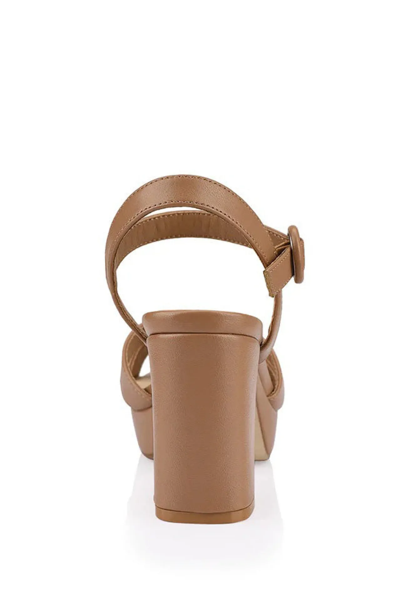 Heppell Platform Heels - Dark Camel Smooth>Verali New