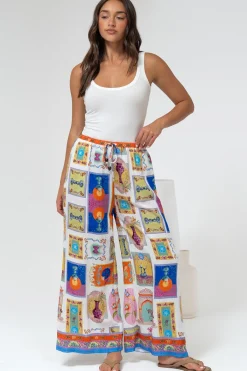 Keo Pants - High Waisted Wide Leg Pants in Marta Print><noscript><img width=