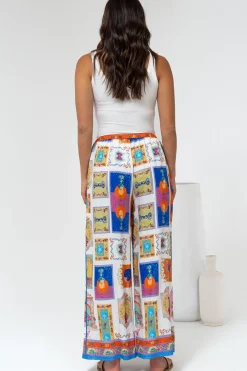 Keo Pants - High Waisted Wide Leg Pants in Marta Print><noscript><img width=