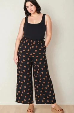 Mahony Pants - Paper Bag High Waisted Pants with Pockets><noscript><img width=