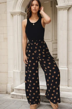 Mahony Pants - Paper Bag High Waisted Pants with Pockets><noscript><img width=
