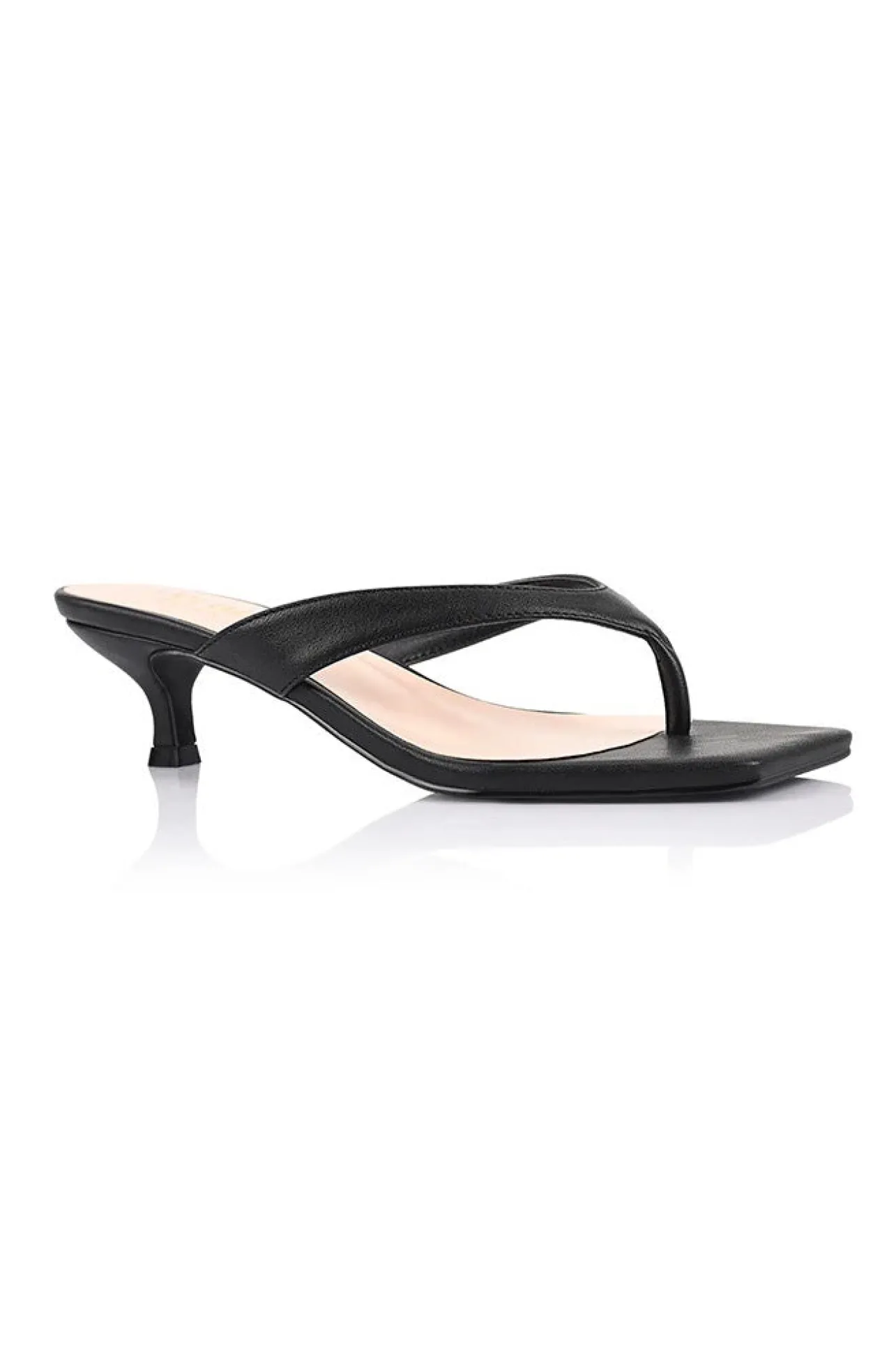 Martha Kitten Heels - Black>Verali Clearance