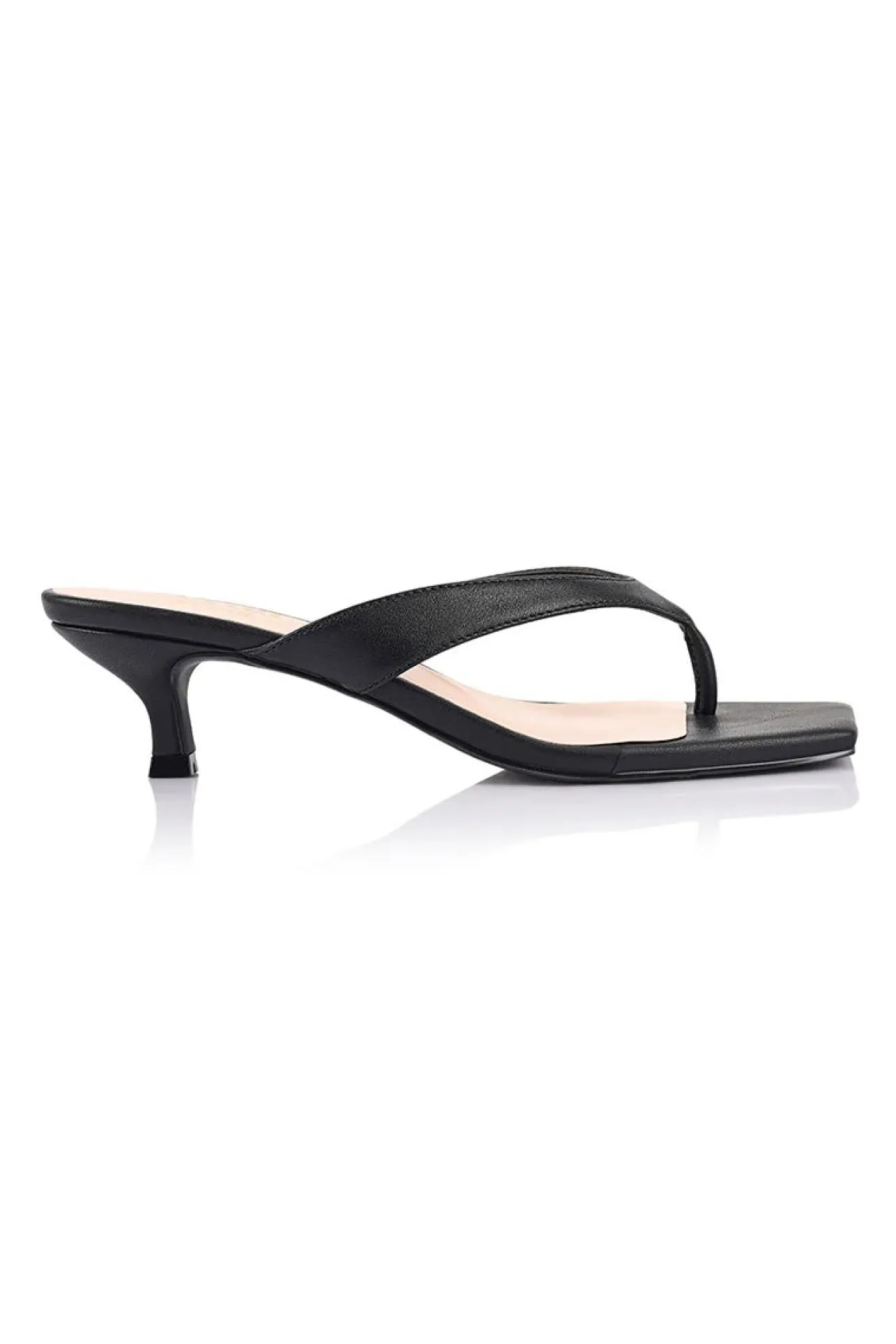 Martha Kitten Heels - Black>Verali Clearance
