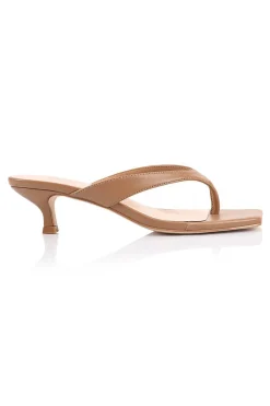 Martha Kitten Heels - Dark Caramel Tan><noscript><img width=