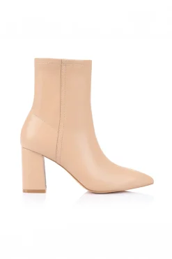 Max Stretch Ankle Boots - Beige Stretch>Verali Online