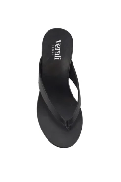 Polly Thong Wedges - Black>Verali Clearance