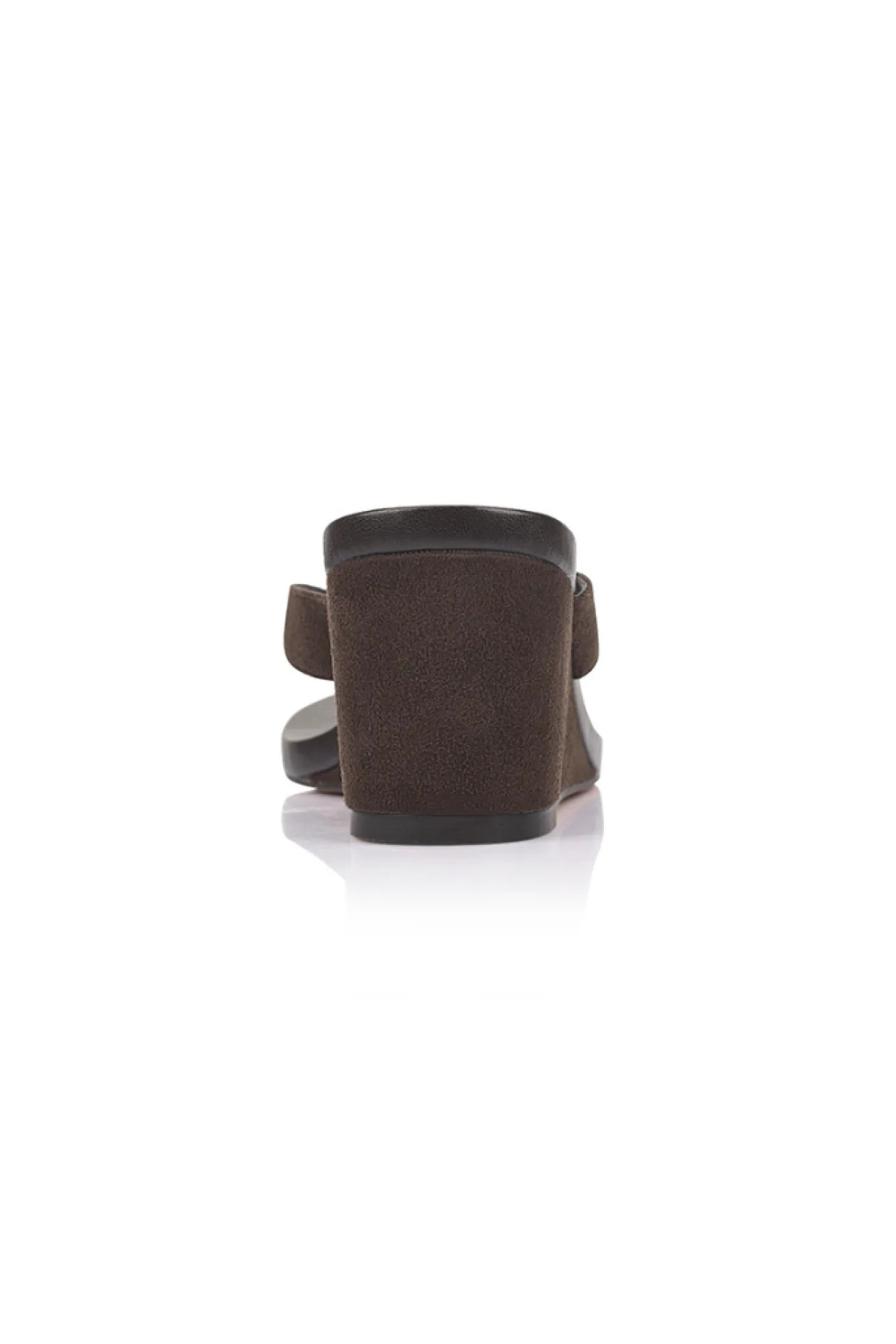 Polly Thong Wedges - Chocolate Brown Micro>Verali
