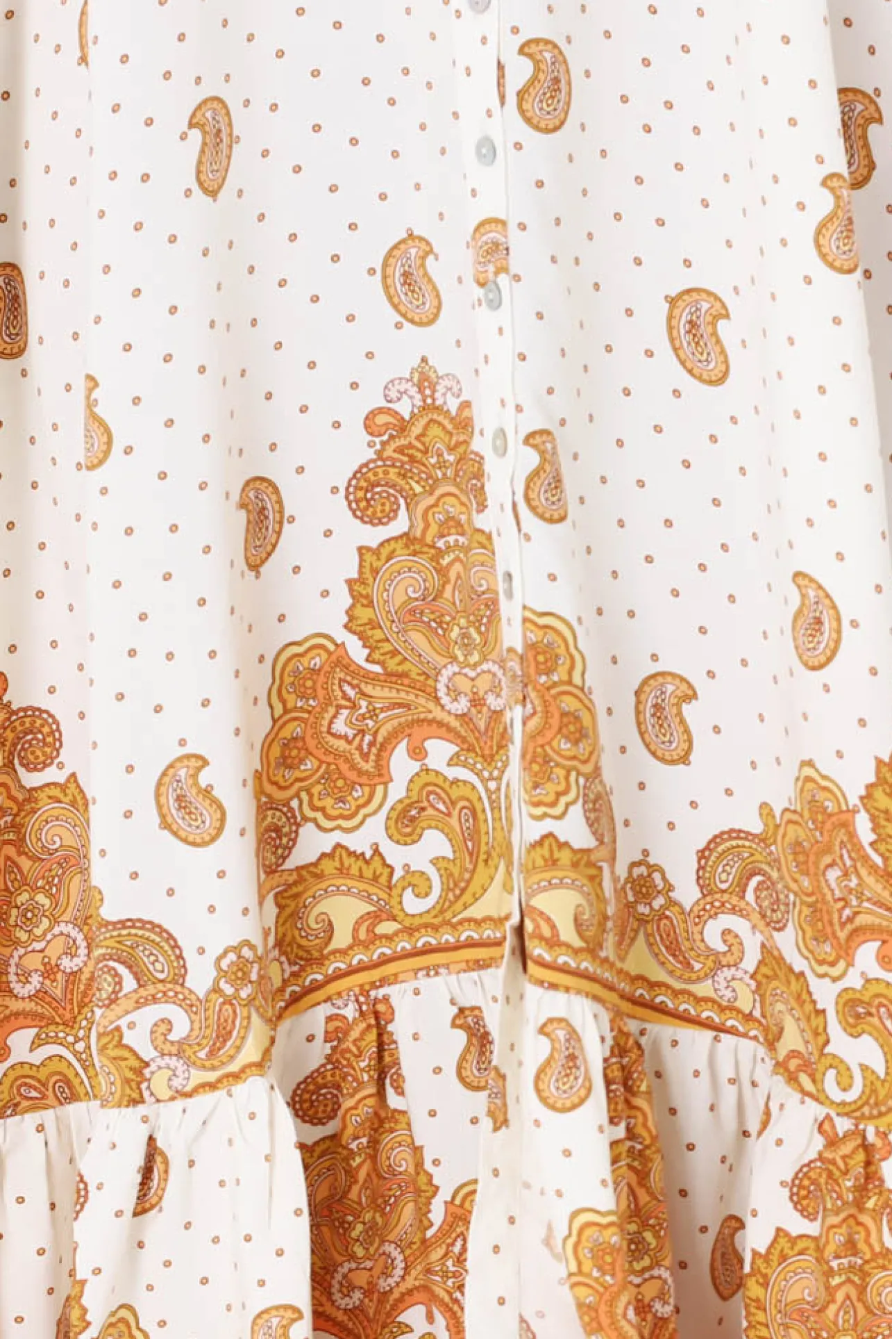 Rosalie Maxi Dress - Mandarin Collar Button Down Dress in Sundown Print>Jaase Online
