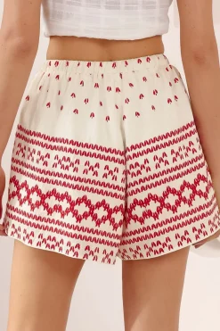 Ruby Shorts - High Elasticated Waist Shorts in Fay Print><noscript><img width=