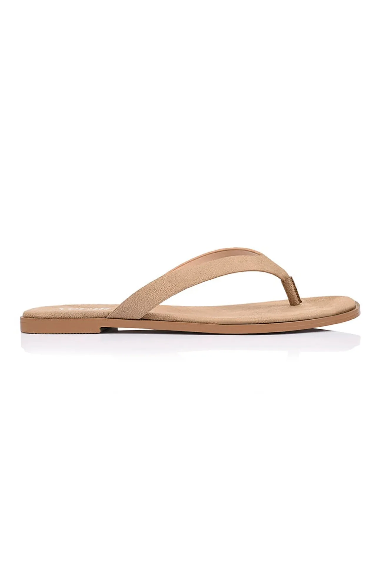 Sascha Casual Thongs - Taupe Micro>Verali Clearance