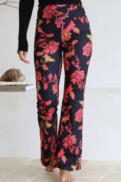 Scarlett Pants - High Waisted Flare Pants In Valerie Print><noscript><img width=