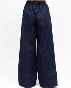 Stella Jeans - Elasticated Waist Wide Leg Jeans in Dark Denim><noscript><img width=