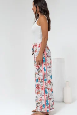 Tarin Pants - High Waisted Wide Leg Pants in Safia Print><noscript><img width=