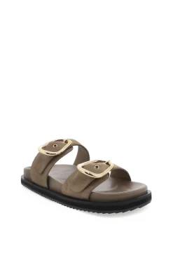 Theresa Slides - Fawn Suede>BILLINI Best