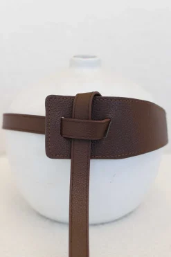 Vance Contemporary Adjustable Belt - Coffee><noscript><img width=