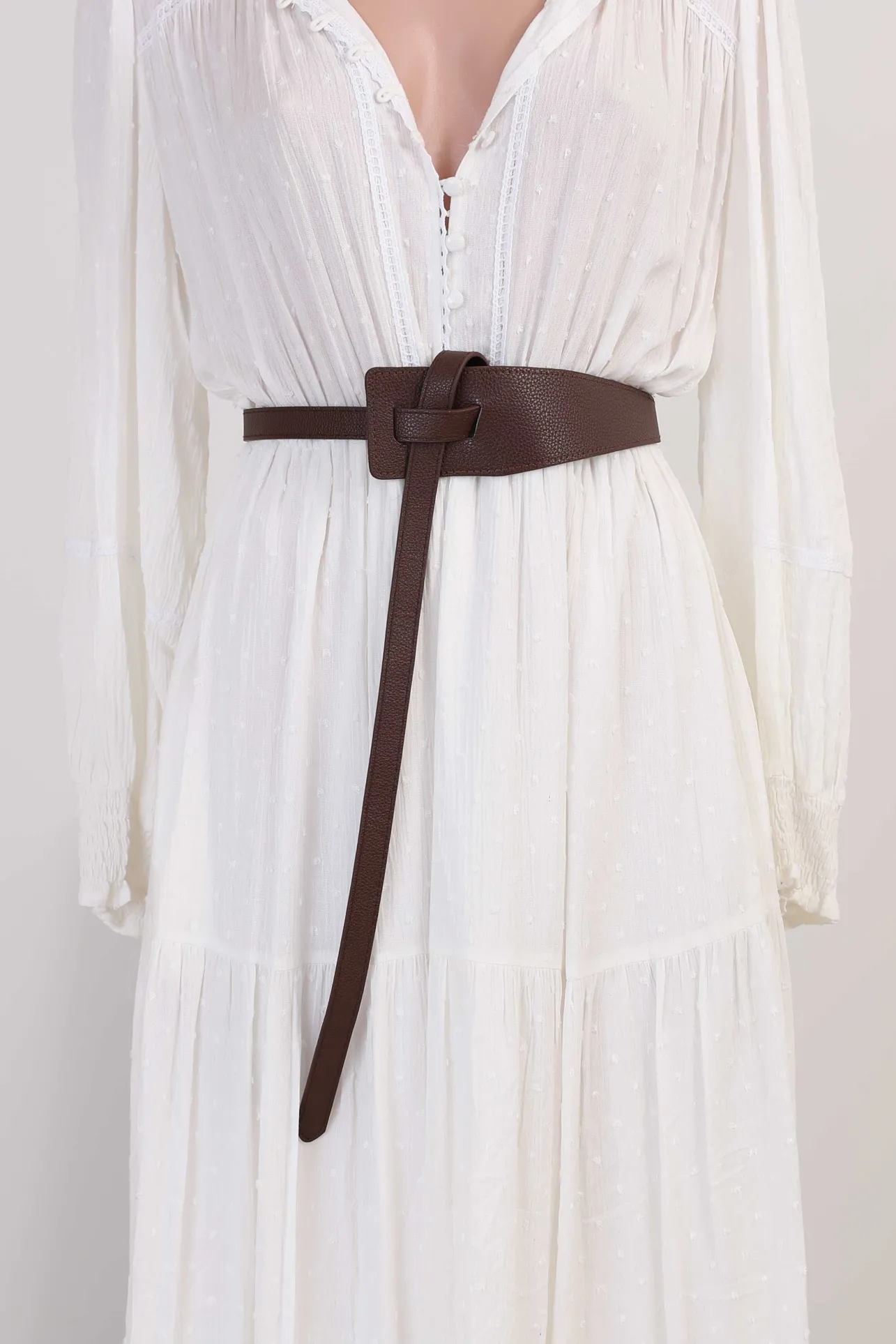 Vance Contemporary Adjustable Belt - Coffee>Salty Crush Online