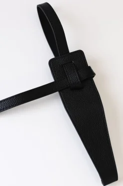 Vance Contemporary Adjustable Belt - Black><noscript><img width=