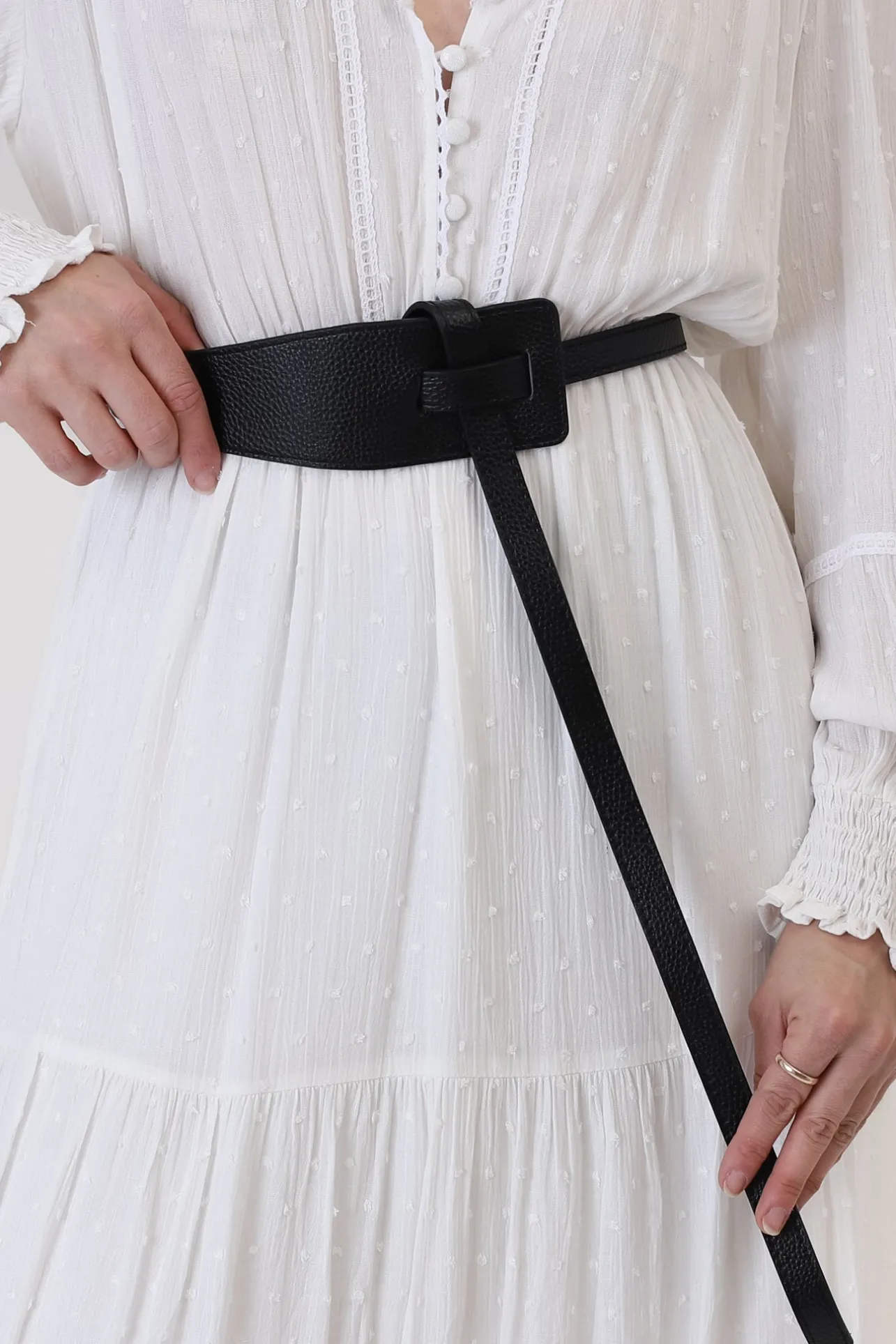 Vance Contemporary Adjustable Belt - Black>Salty Crush New